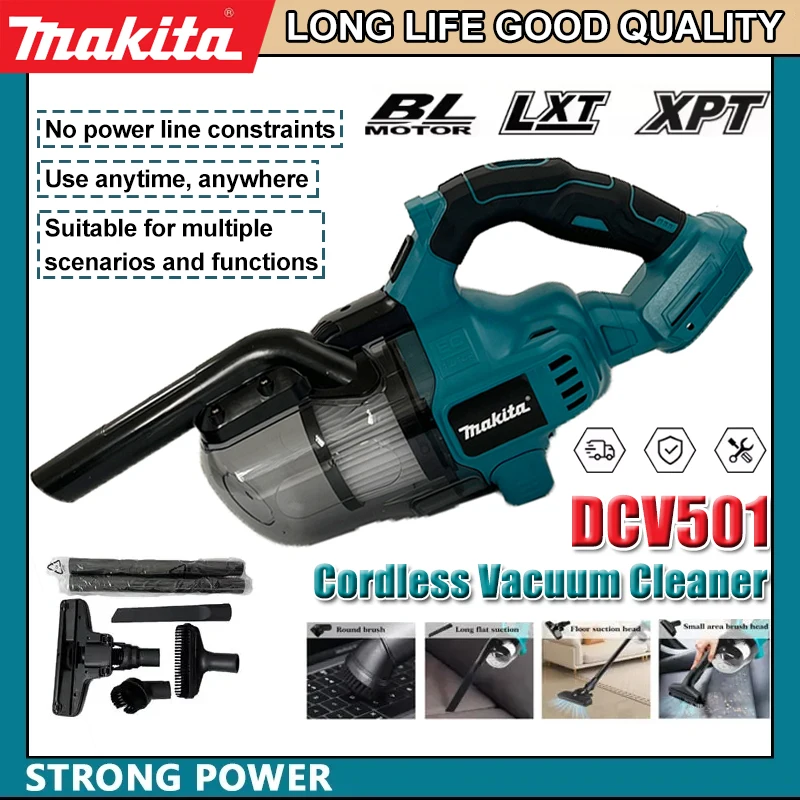 Power Tools Makita Set - Makita DCV501 Cordless Handheld Vacuum Cleaner
