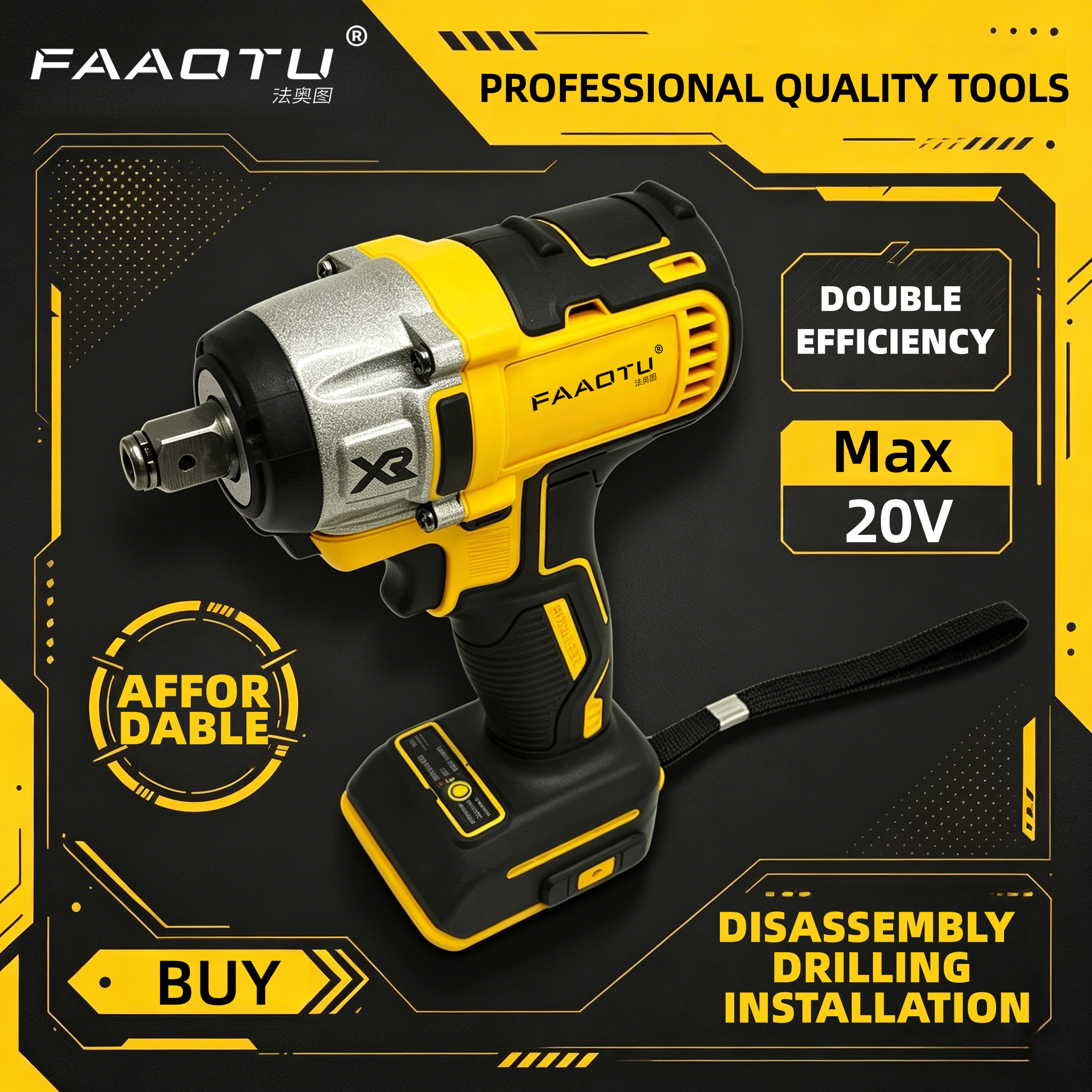 Power Tools Hardware - FAAOTU 880 Heavy-Duty Drill Driver, Versatile