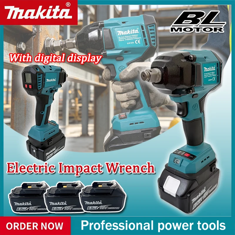Power Tools Display - Makita Brushless Digital Display Electric Impact