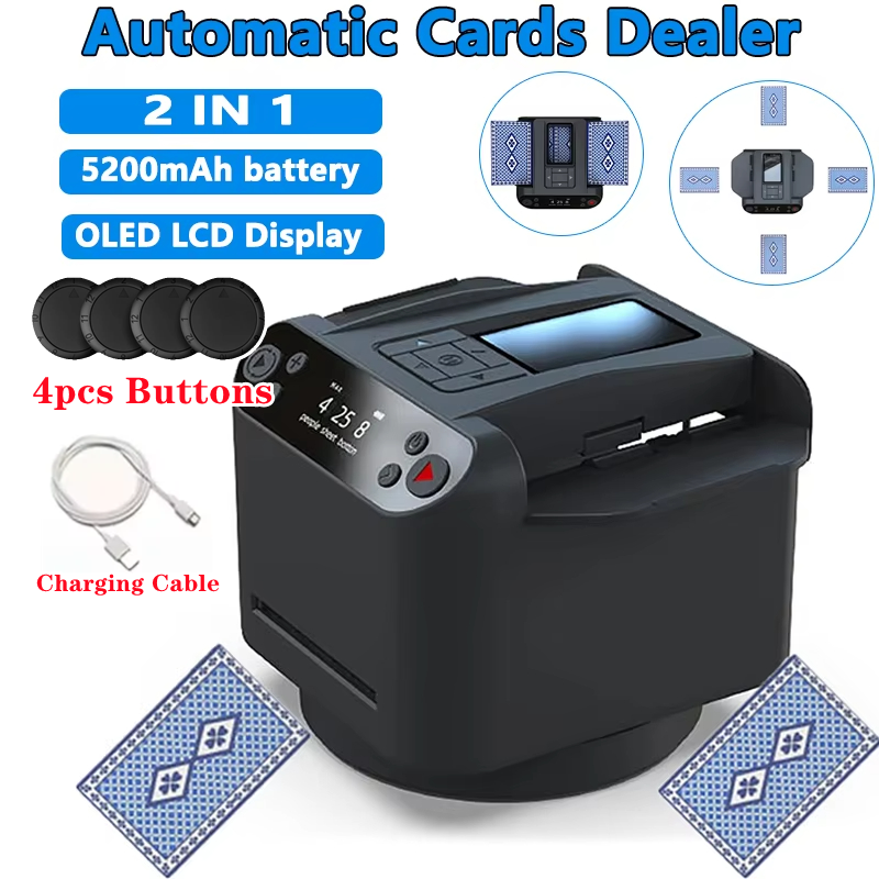 Power Tools Display - 360° Fully Automatic Card Shuffle Dealer
