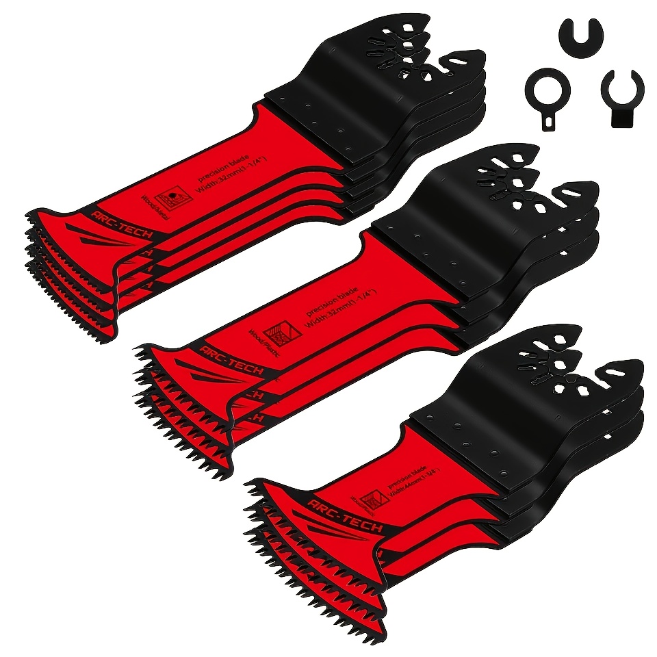 Oscillating Multi Tool - 10pcs Extra Long Oscillating Saw Blades,