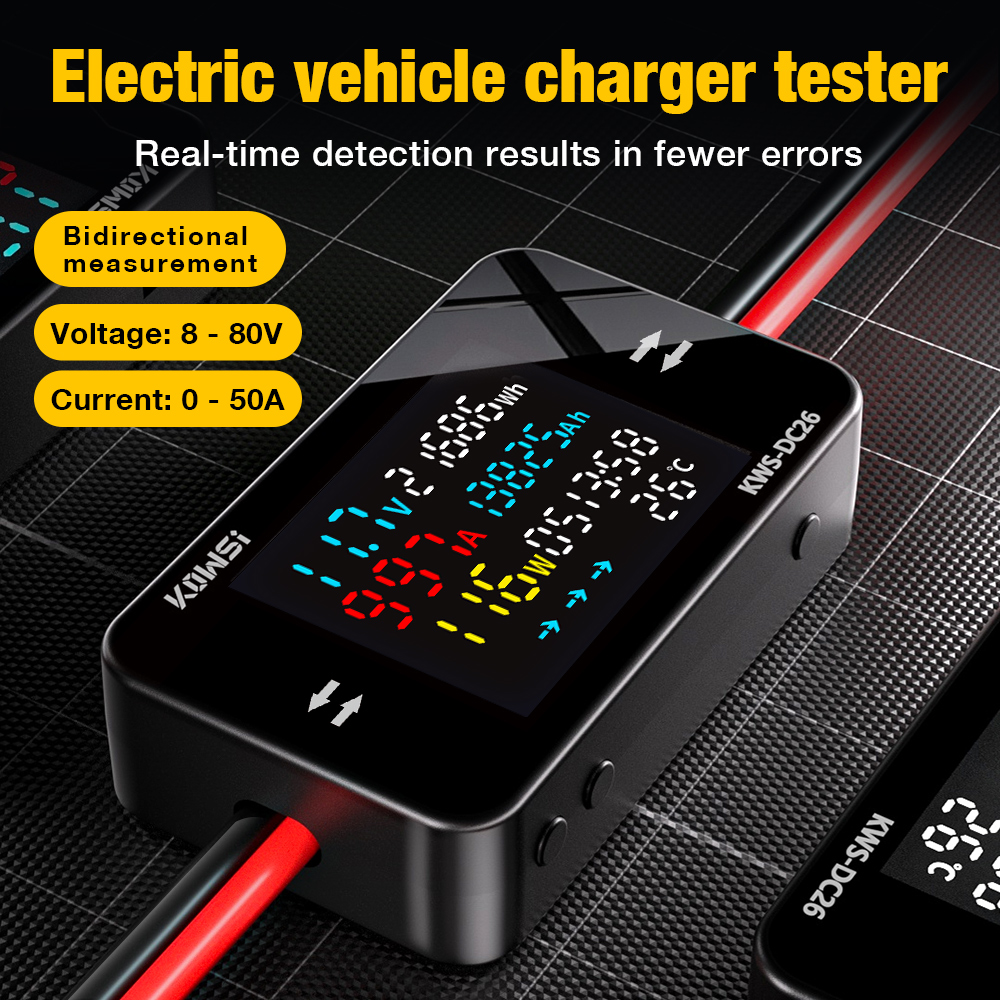 Health Power Tools - Battery Charging Tester KWS-DC26 Monitor Battery