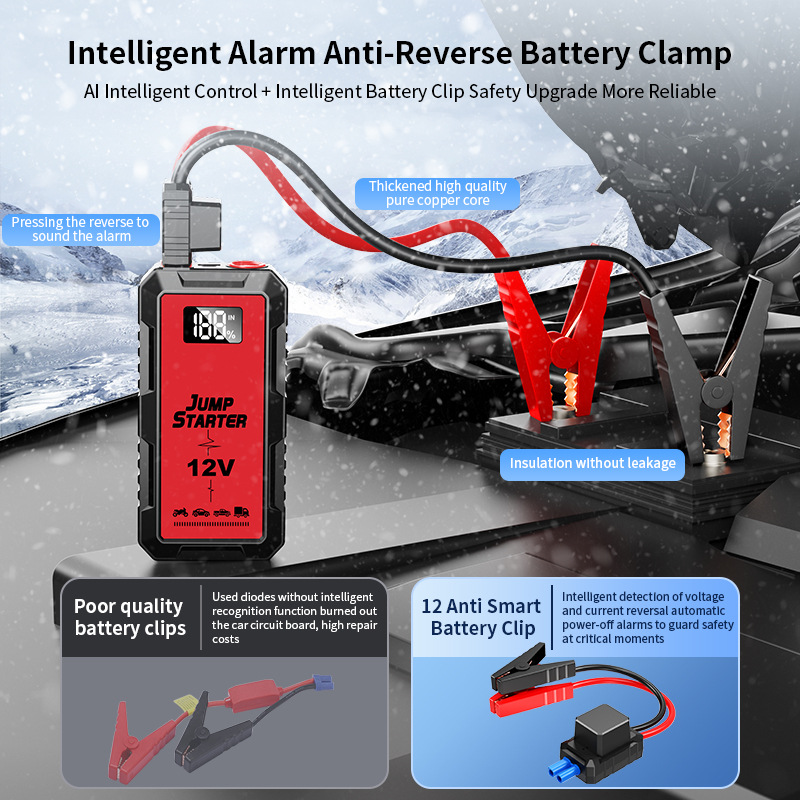 Car Emergency Jump Starter Pow - مراجعة Power Tools Display وسعره