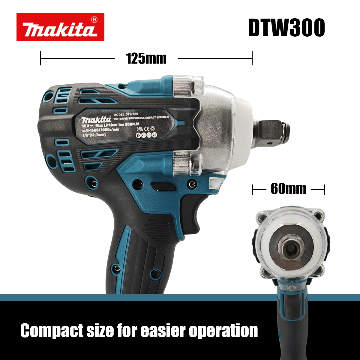 Makita DTW300 Brushless 18V Co - مراجعة Power Tools Makita Set وسعره