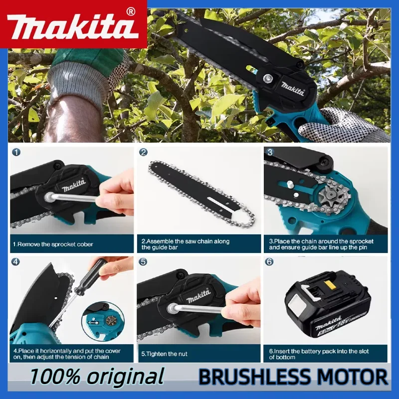 Makita 6 Inch Chain Saw 18V El - مراجعة Power Tools Hand Held وسعره