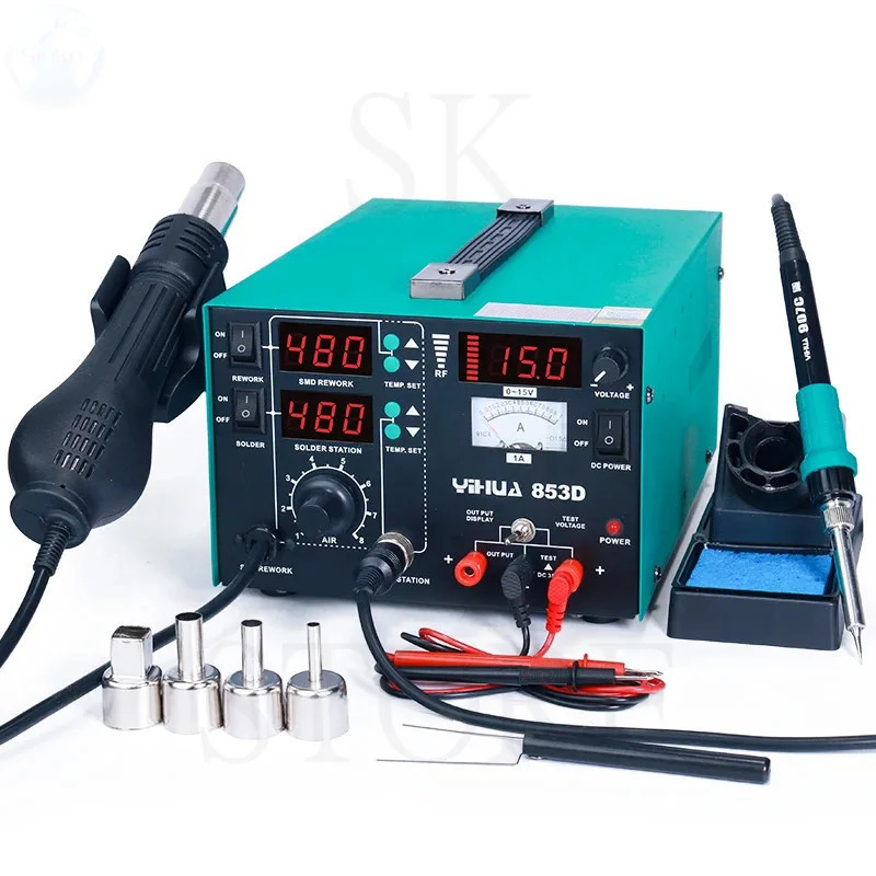 YIHUA 853D 1A 2A Soldering Iro - مراجعة Power Tools Display وسعره
