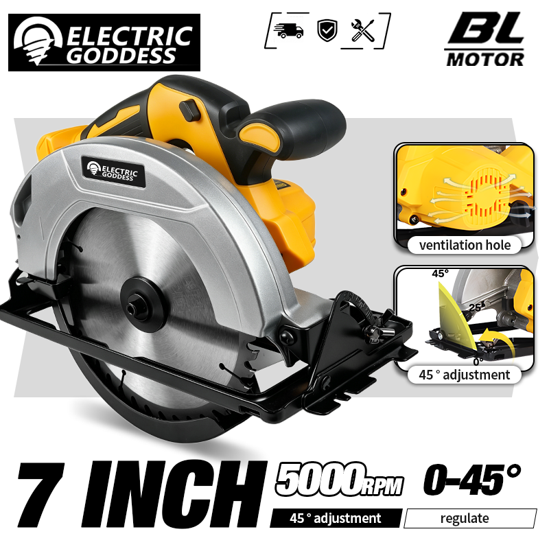 5000rpm 7inch Cordless Yellow  - مراجعة Power Tools Yellow وسعره