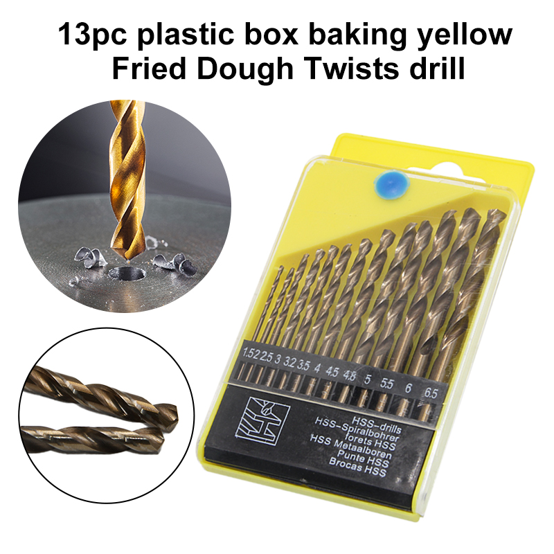 HSS baked yellow twist drill h - مراجعة Power Tools Yellow وسعره