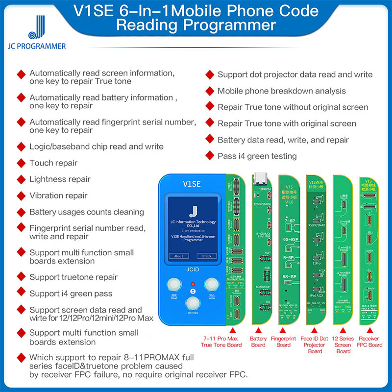 JC V1SE Phone Code Reading Pro - مراجعة Power Tools Battery Repair وسعره