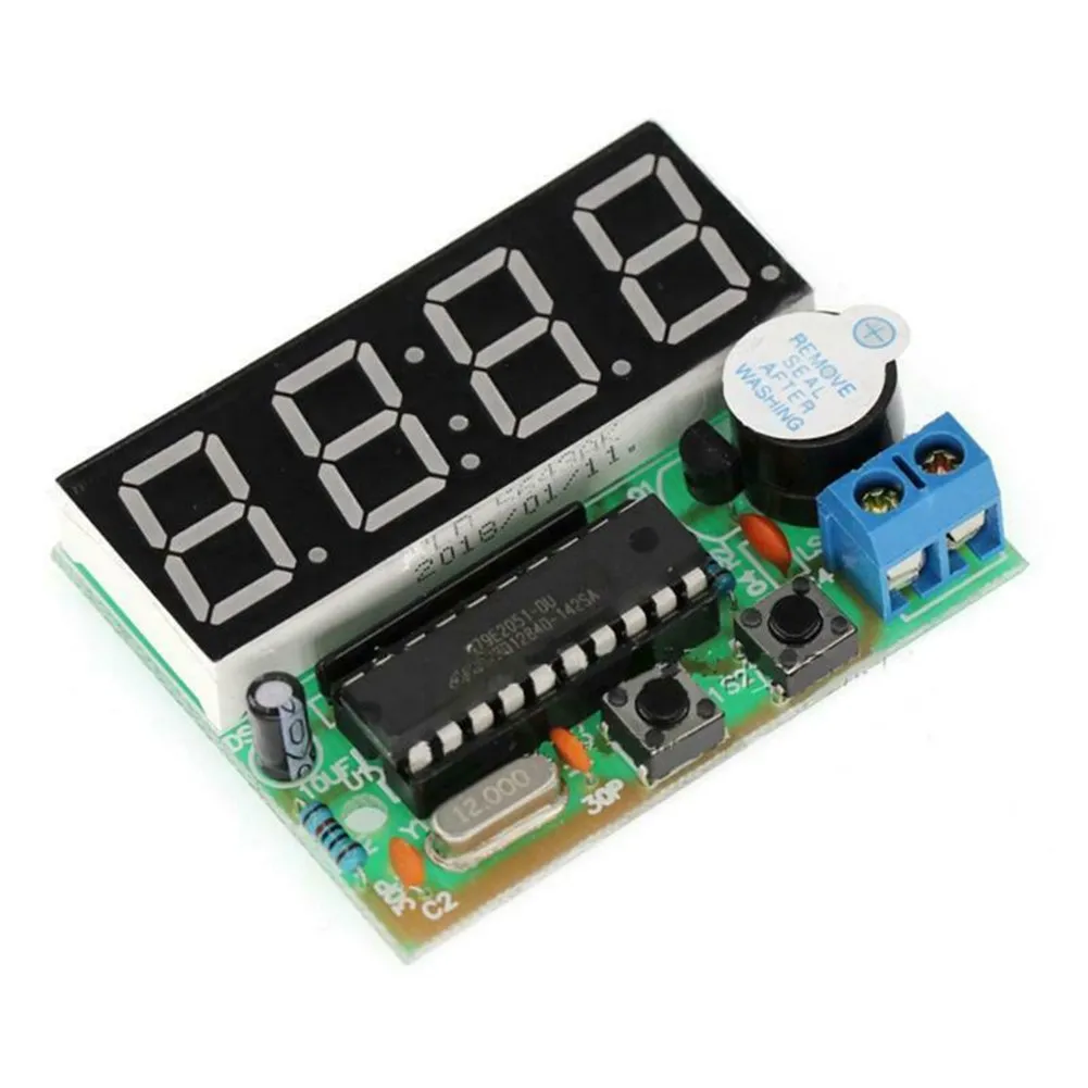 4-bit Digital Clock DIY Solder - مراجعة Power Tools Skills وسعره