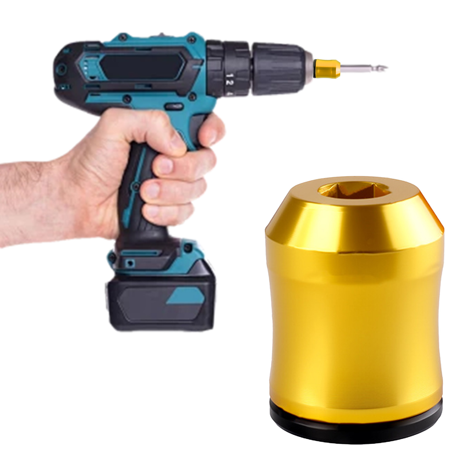 2Pcs Magnetic Screw Rings 6.35 - مراجعة Power Tools Yellow وسعره