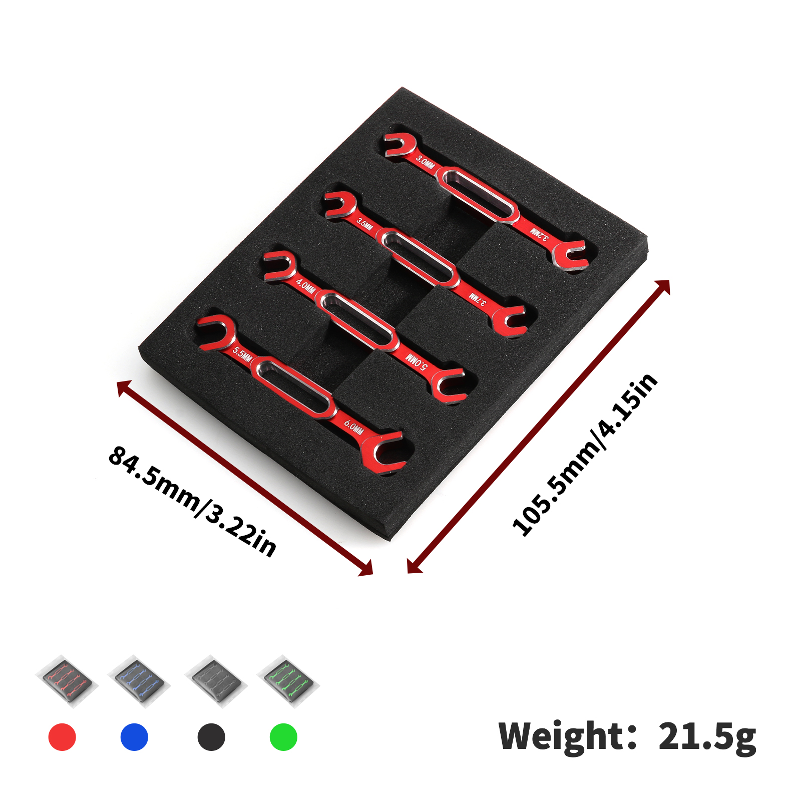 4Pcs Wrench 3/3.2/3.5/3.7/4/5/ - مراجعة Power Tools Hardware وسعره