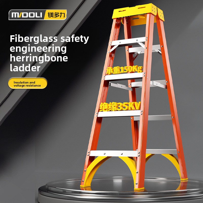 FRP herringbone ladder insulat - مراجعة Power Tools Repairs وسعره