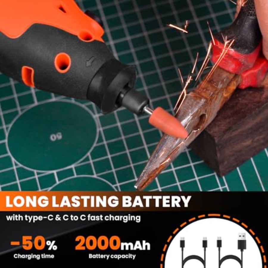 Cordless Rotary Tool 12V 6 Spe - مراجعة Power Tools Display وسعره
