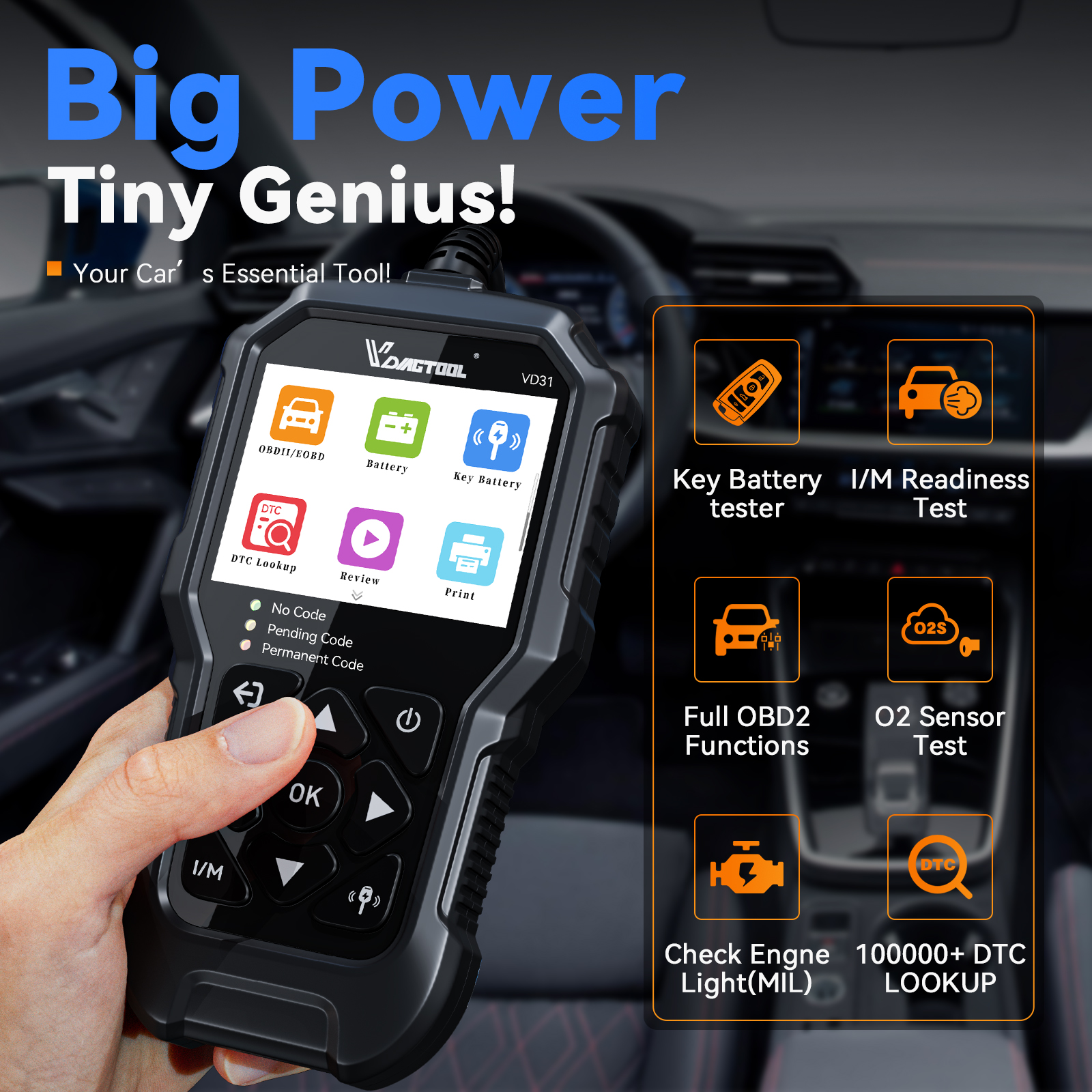 VDIAGTOOL VD31 Powerful 3-in-1 - مراجعة Health Power Tools وسعره