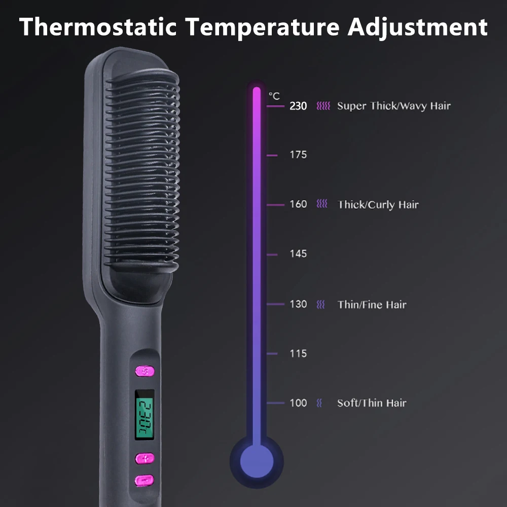 Electric Hot Comb Straight Hai - مراجعة Power Tools Voltage وسعره