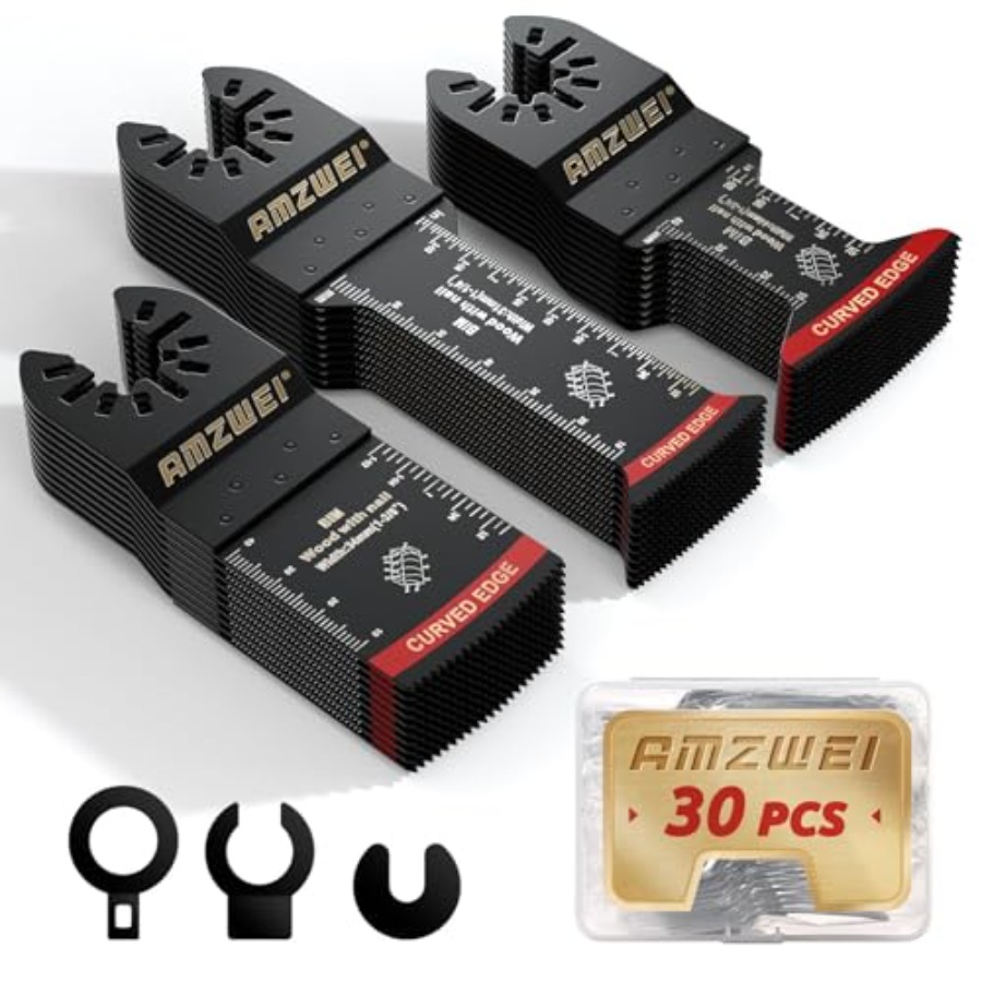 30 Pcs Bi-Metal Oscillating Sa - مراجعة Oscillating Multi Tool وسعره