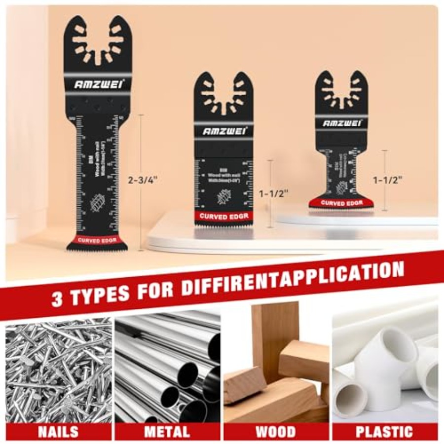 30 Pcs Bi-Metal Oscillating Sa - مراجعة Oscillating Multi Tool وسعره