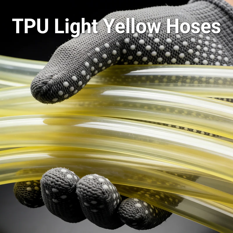 50cm/1/2/3M Yellow TPU Fuel Ga - مراجعة Power Tools Yellow وسعره