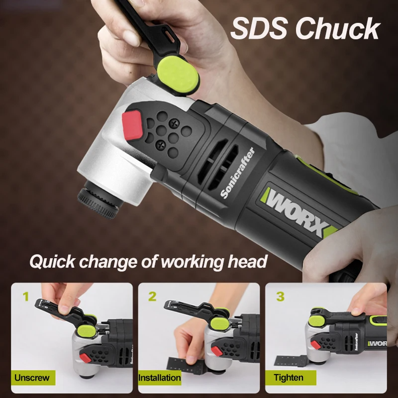 Worx WU690 20v Brushless Motor - مراجعة Oscillating Multi Tool وسعره