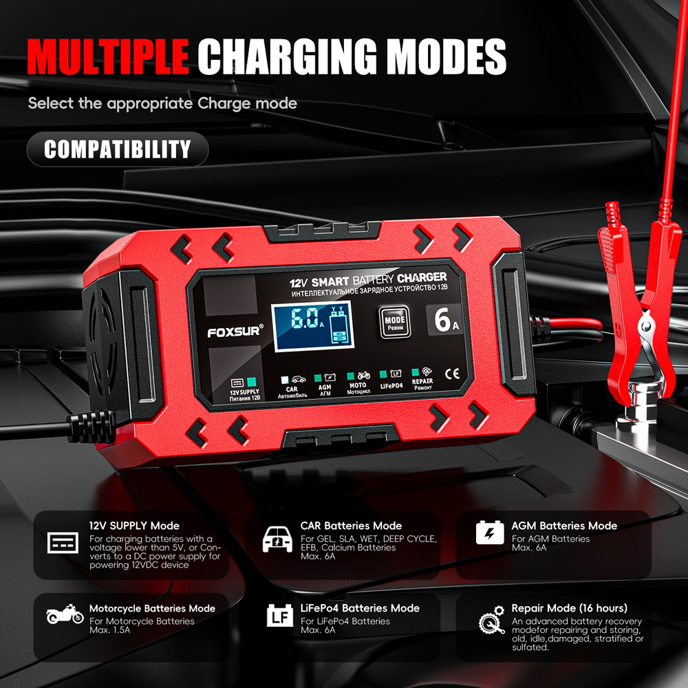 12V6A Intelligent Car & Motorc - مراجعة Power Tools Display وسعره