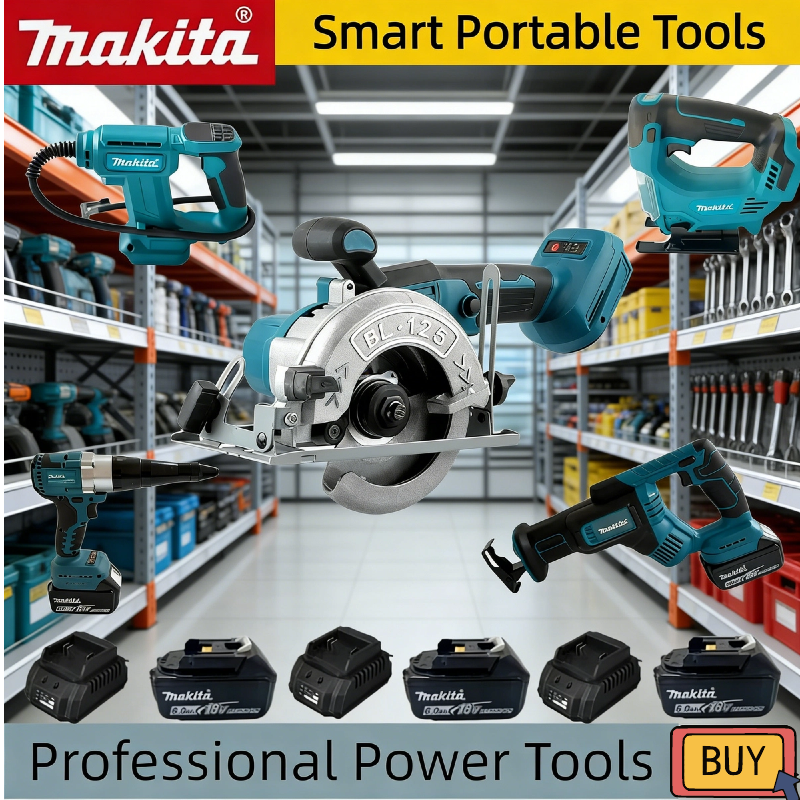 Makita Cordless 18V Power Tool - مراجعة Power Tools Makita Set وسعره