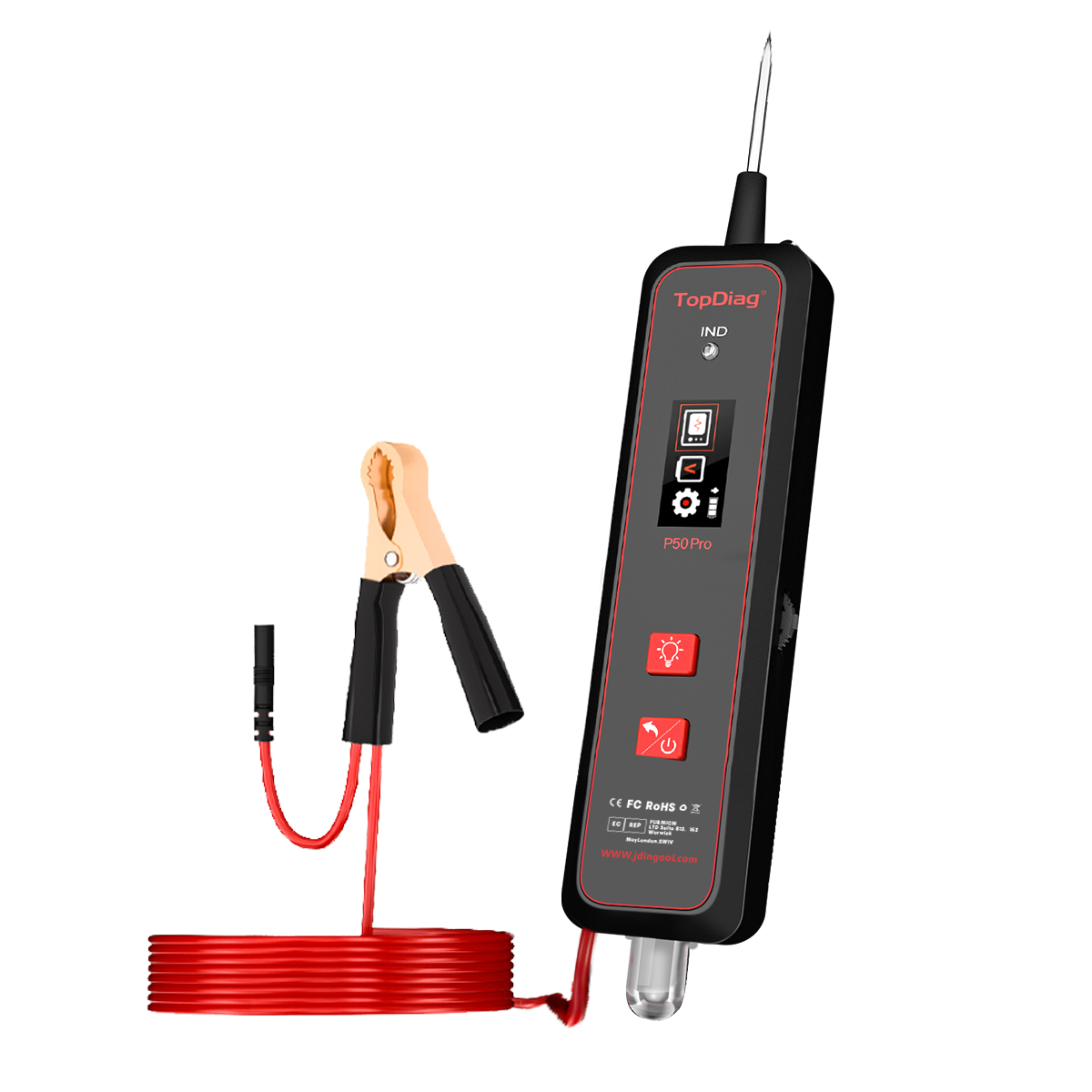 P50 PRO Car Circuit Tester Pow - مراجعة Power Tools Voltage وسعره