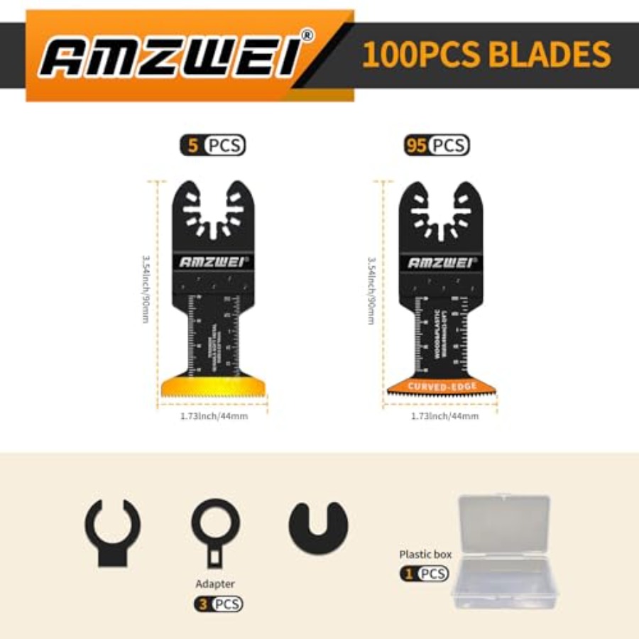 100PCS Oscillating Tool Blades - مراجعة Oscillating Multi Tool وسعره
