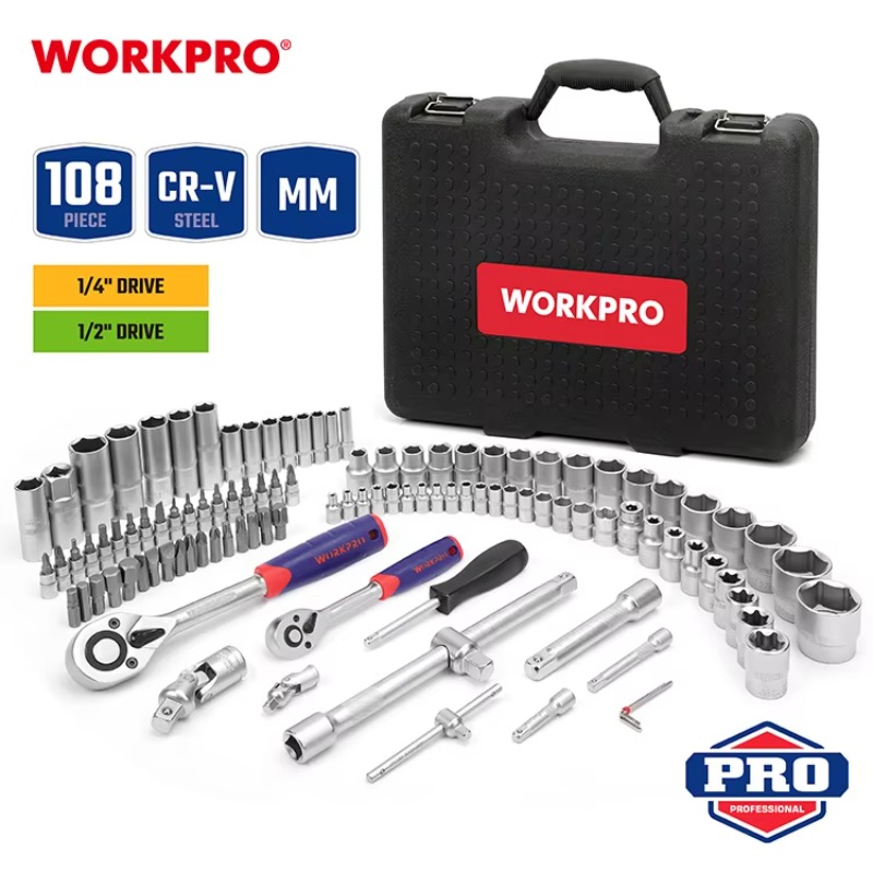 108pcs Professional Mechanics  - مراجعة Power Tools Repairs وسعره