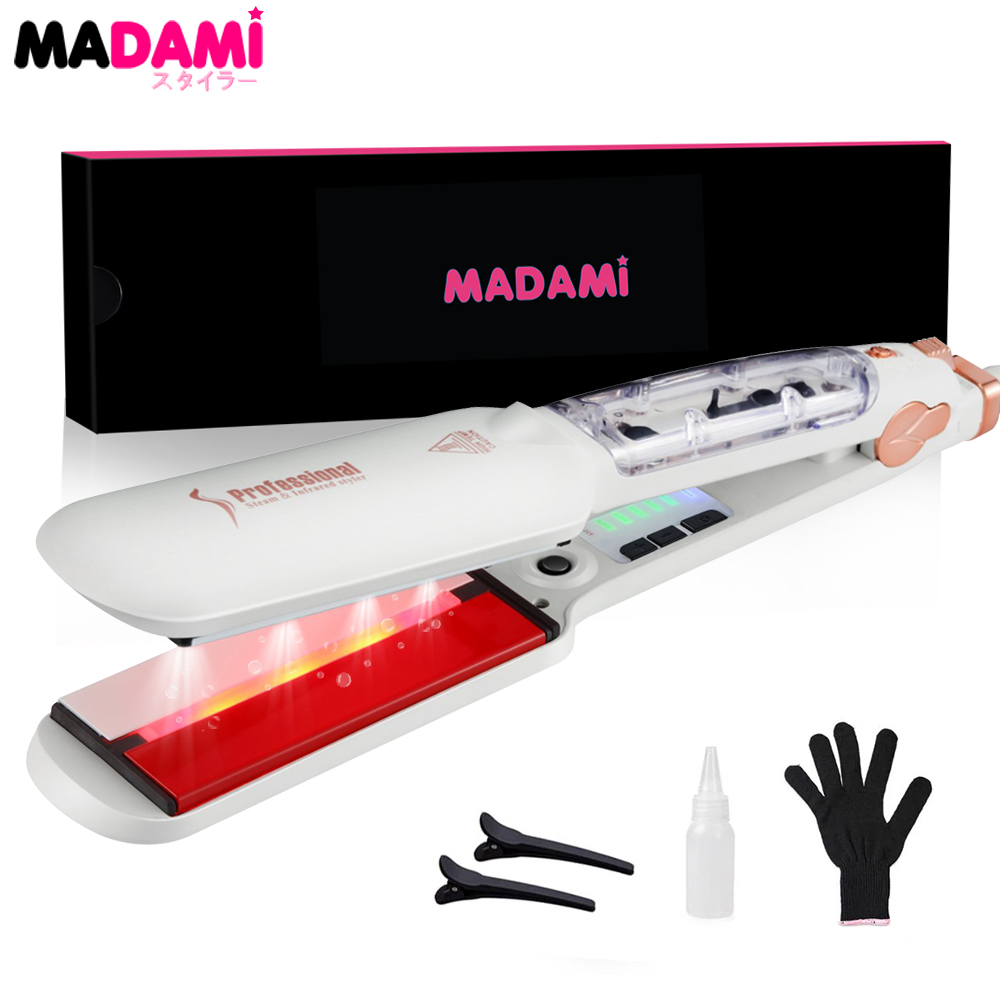 Steam Hair Straightener with I - مراجعة Power Tools Voltage وسعره