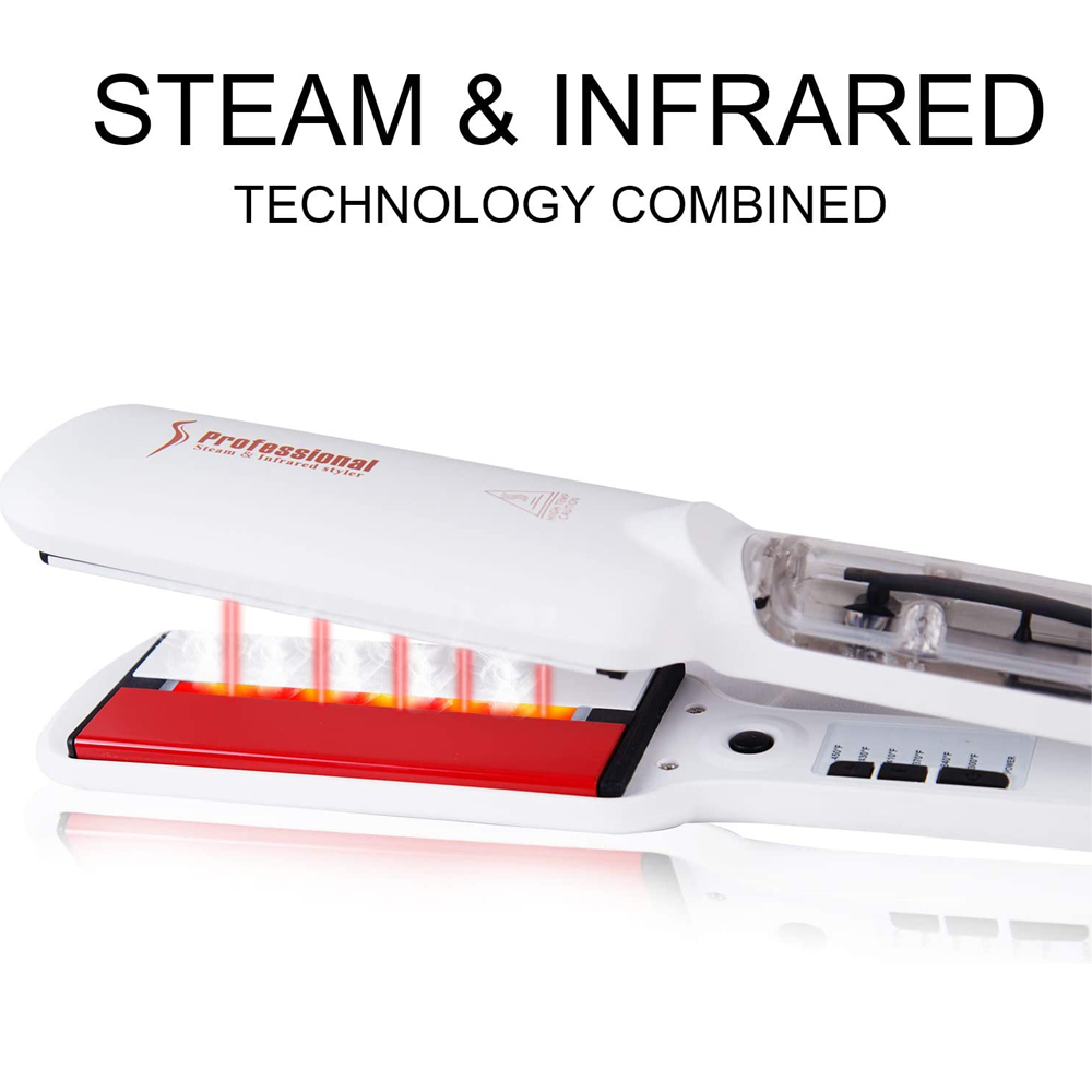 Steam Hair Straightener with I - مراجعة Power Tools Voltage وسعره
