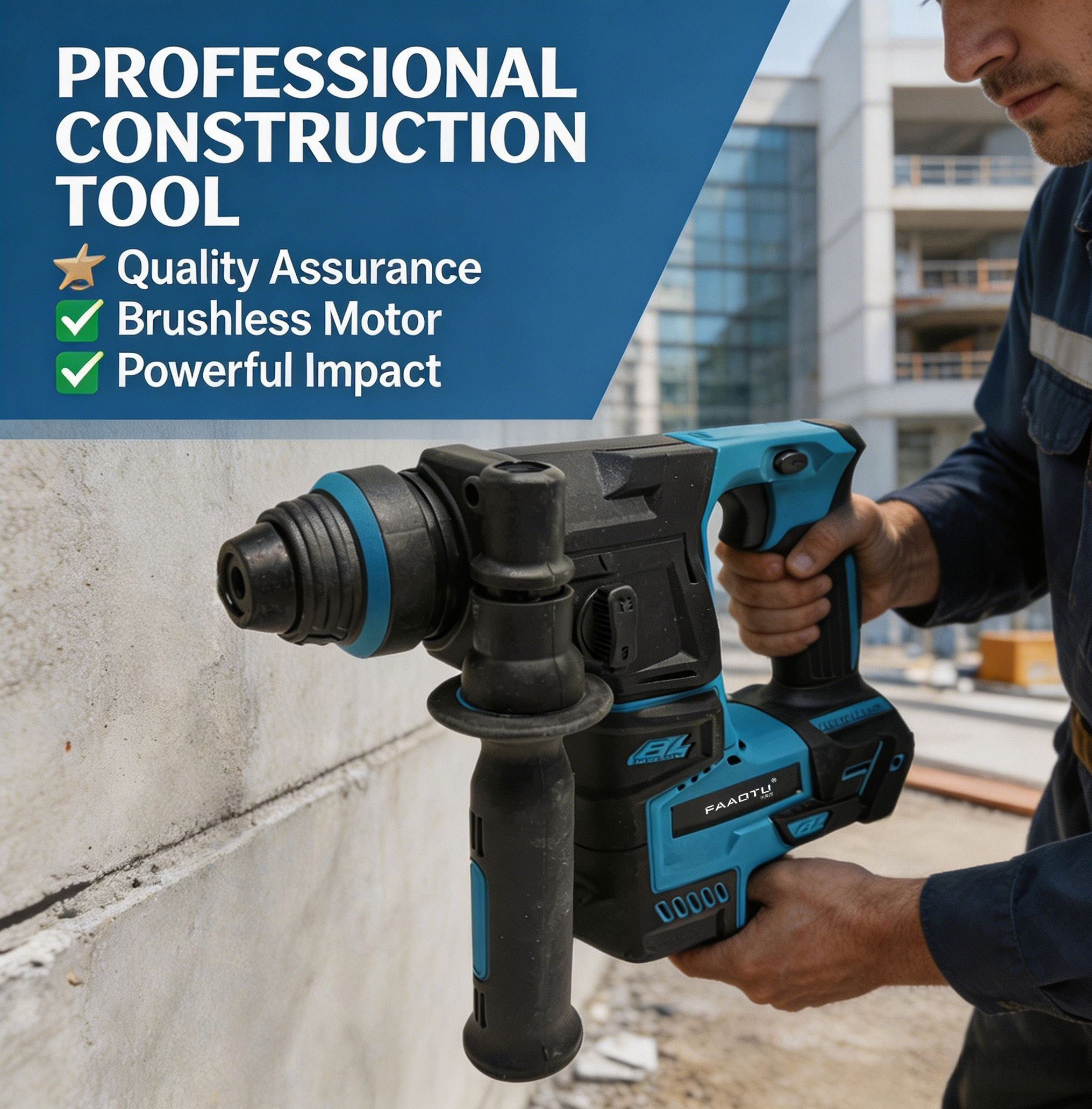 FAAOTU 140D Brushless Hammer D - مراجعة Power Tools Hardware وسعره