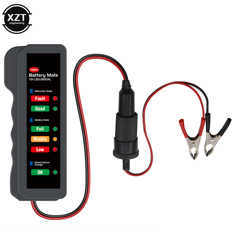 Car Battery Tester 6 LED Displ - مراجعة Power Tools Display وسعره