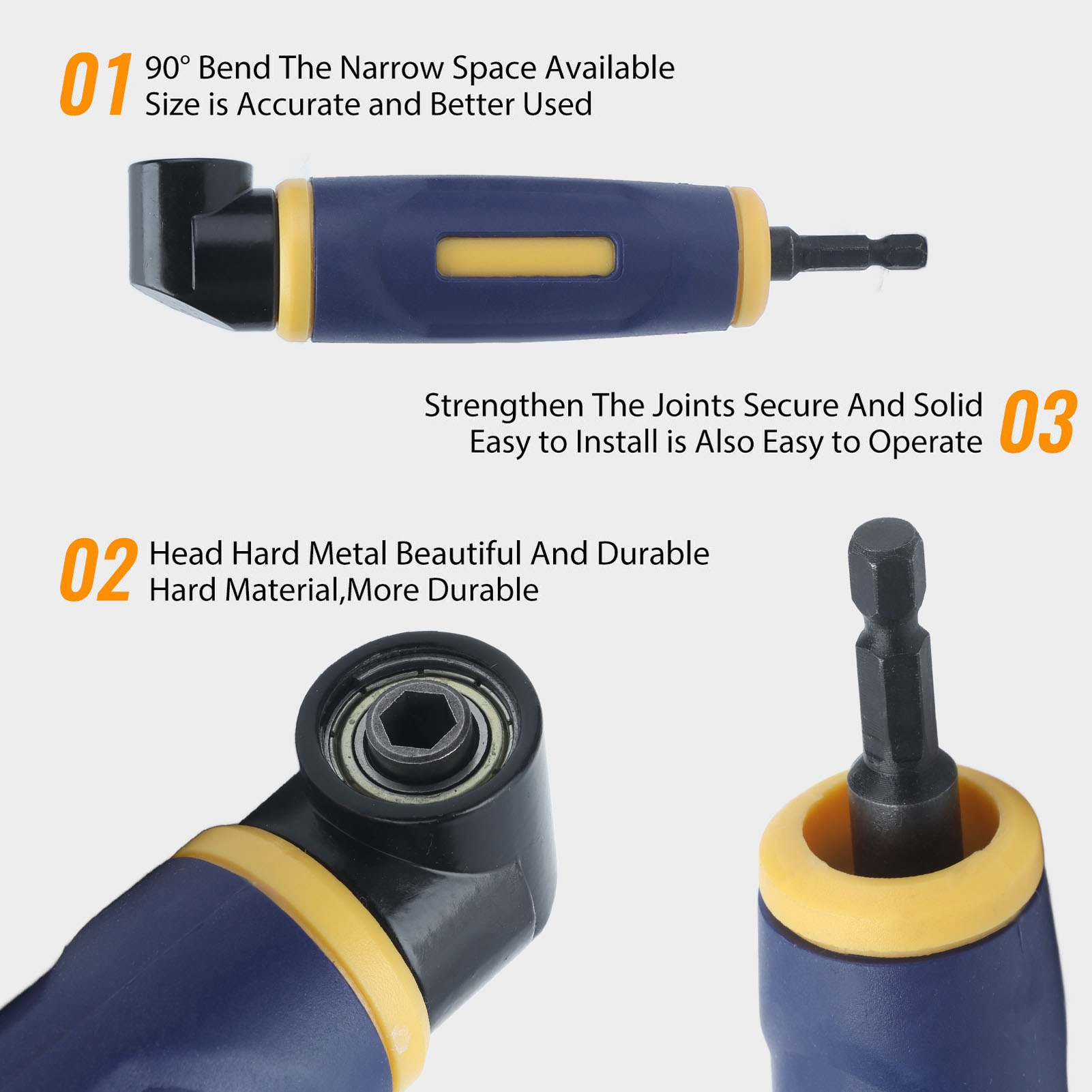 Right Angle Drill Adaptor 90 D - مراجعة Power Tools Yellow وسعره