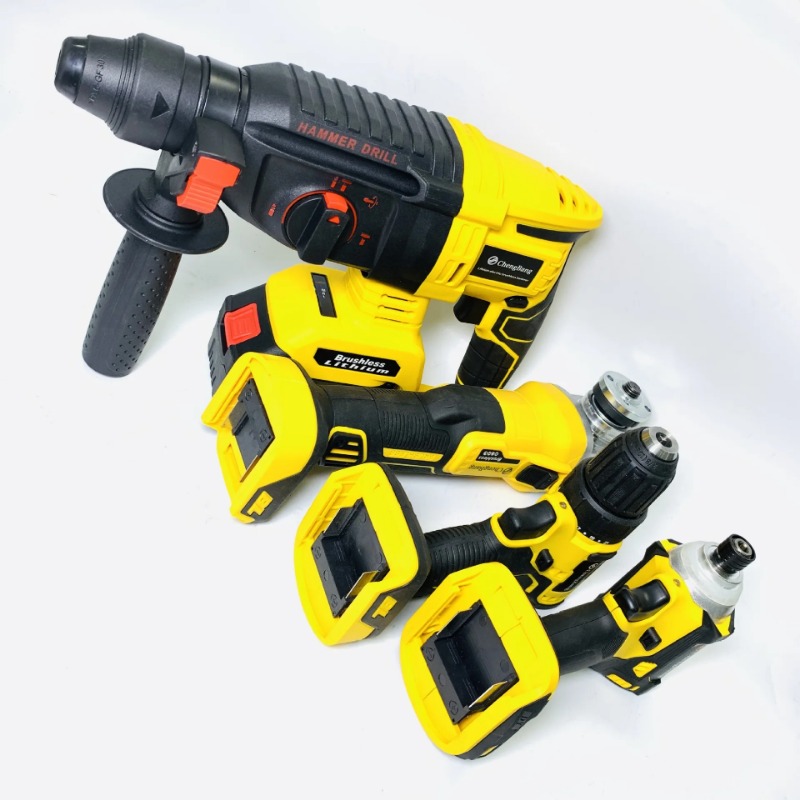 2026 Set of 4pcs Combination P - مراجعة Power Tools Yellow وسعره