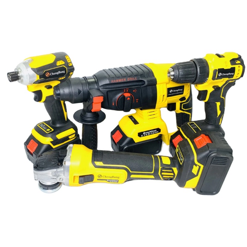2026 Set of 4pcs Combination P - مراجعة Power Tools Yellow وسعره