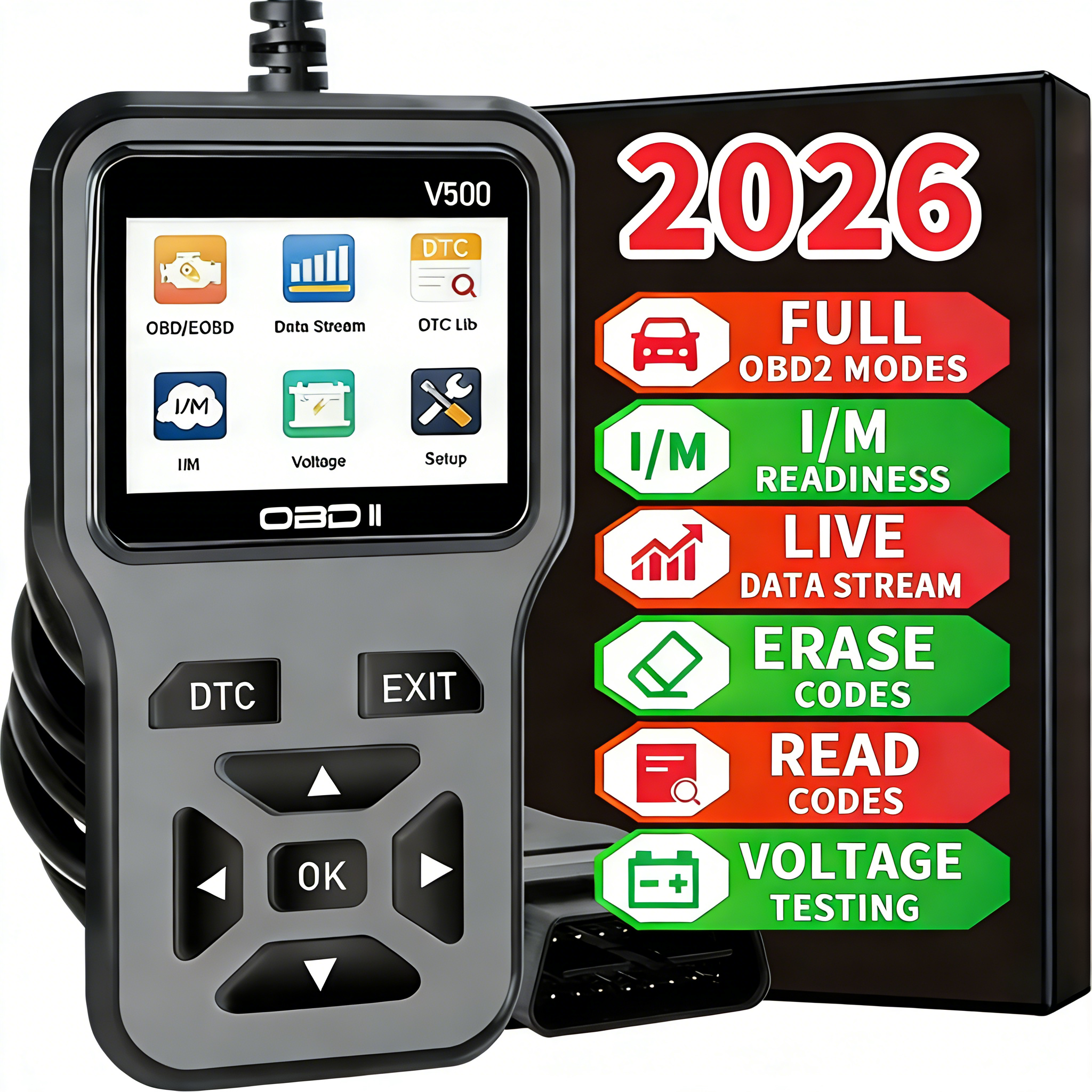2025 Latest Obd2 Scanner Diagn - مراجعة Power Tools Voltage وسعره